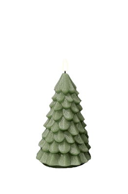 Deluxe Homeart Lumânare Led 16 Cm Verde