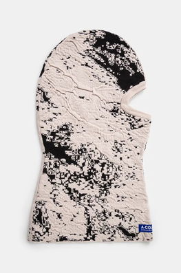 WALL* Cagulă Din Lână Composite Balaclava Culoarea Bej, ACWUA208 A-COLD-WALL*