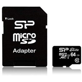 Card memorie Silicon Power Elite MicroSDXC UHS-1 64GB Class10 + Adaptor SD