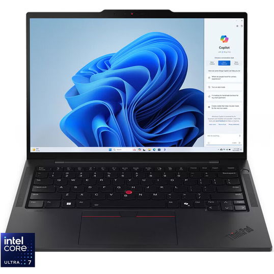 Laptop Lenovo 14'' ThinkPad T14s Gen 5, WUXGA IPS, Procesor Intel® Core™ Ultra 7 155U (12M Cache, up to 4.80 GHz), 32GB LPDDR5X, 1TB SSD, Intel Graphics, Win 11 Pro, Black