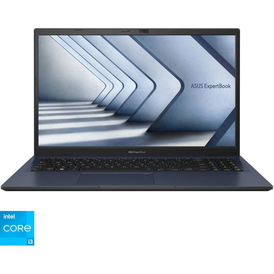 Laptop ASUS 15.6'' ExpertBook B1 B1502CVA, FHD, Procesor Intel® Core™ i3-1315U (10M Cache, up to 4.50 GHz), 8GB DDR4, 256GB SSD, Intel UHD, No OS, Star Black