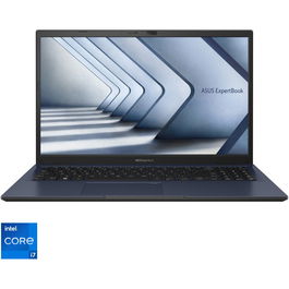 Laptop ASUS 15.6'' ExpertBook B1 B1502CVA, FHD, Procesor Intel® Core™ i7-1355U (12M Cache, up to 5.00 GHz), 16GB DDR4, 512GB SSD, Intel Integrated Graphics, No OS, Star Black