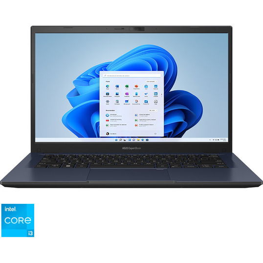Laptop ASUS 14'' ExpertBook B1 B1402CVA, FHD, Procesor Intel® Core™ i3-1315U (10M Cache, up to 4.50 GHz, with IPU), 16GB DDR4, 256GB SSD, Intel UHD, Win 11 Pro Education, Star Black