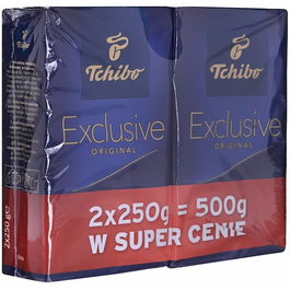 Cafea macinata Tchibo Exclusive, intensitate 4, 2 pachete x 250 g