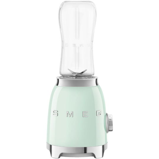 Blender Smeg PBF01PGEU, 300 W, 2 viteze, 2 sticle de 600 ml, Verde