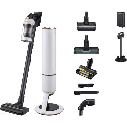 Apirator vertical Bespoke Jet plus VS20B95843W / GE, 60min, puterea motorului 580 W, Li-Ion