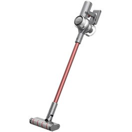 Aspirator vertical Dreame V11 VVN6, 450W, 25000 Pa, 3 moduri de aspirare, rezervor murdarie 0.5 l, autonomie 90 min, afisaj HD, Gri/Rosu