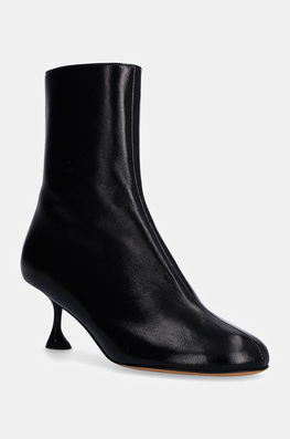Proenza Schouler Cizme De Piele Tee Ankle Femei, Culoarea Negru, Cu Toc Cui, PS43232A