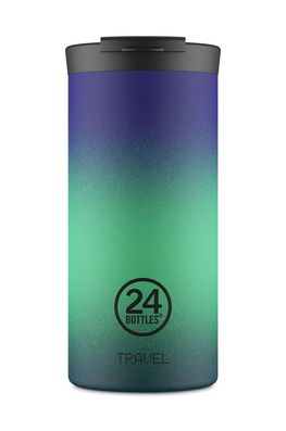 24bottles Cana Termica Travel Tumbler 600ml Borealis Culoarea Verde, Travel.Tumb.600.Boreal
