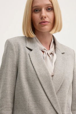 OUI Sacou Culoarea Bej, Cu Doua Randuri De Nasturi, Modelator, 89072