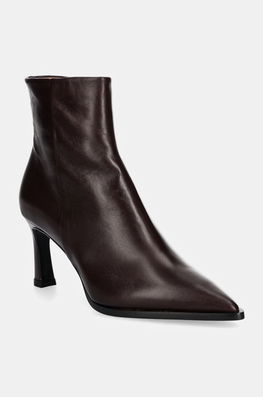 Billi Bi Cizme De Piele Femei, Culoarea Bordo, Cu Toc Cui, A7540 Burgundia