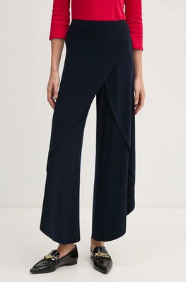 Joseph Ribkoff Pantaloni Femei, Culoarea Albastru Marin, Lat, High Waist, 211494 Bleumarin