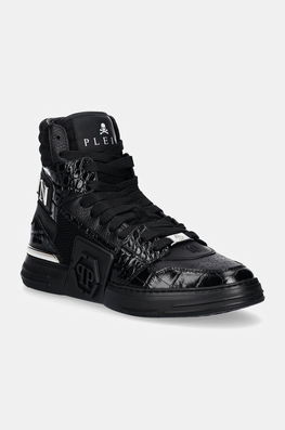 Top Hexagon Culoarea Negru, MSC4012 PLE010N 0202 Philipp Plein