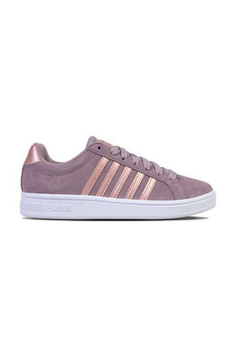 Swiss Sneakers Din Piele COURT TIEBREAK SDE Culoarea Roz, 97012.094.M K-Swiss