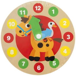 Primul meu ceas din lemn, diametru 14 cm Moxy GR200067 B39018304