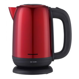 Fierbator electric HEK-2200RDSS, 2200W, 1.7L, Oprire automata, Rosu