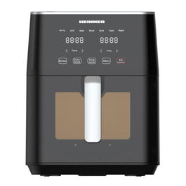 Friteuza aer cald HAF-M7BK1800, 1800W, 7 L, 10 PROGRAME, AUTO-OPRIRE, Negru