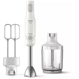 Blender vertical HR 2546/00, Daily Collection ProMix 700W, accesoriu de tocat XL, Alb