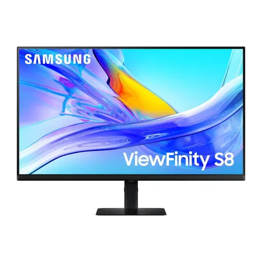 Monitor LED Samsung ViewFinity S8 LS32D800UAUXEN, 32, 4K, 60 Hz, HDR10, incarcare USB, negru