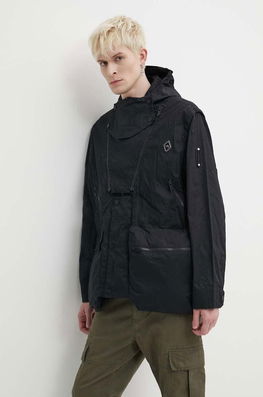 WALL* Jacheta De Bumbac Cargo Storm Jacket Culoarea Negru, De Tranzitie, ACWMO254 A-COLD-WALL*