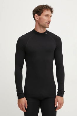 Haglöfs Longsleeve Funcțional Latnja Wool Culoarea Negru, 607476