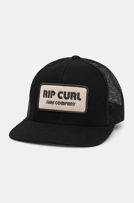 Rip Curl șapcă Culoarea Negru, Neted, 1EZMHE