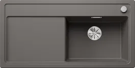 Chiuveta BLANCO ZENAR XL 6 S Silgranit InFino, gri vulcan, 100 cm, 527372
