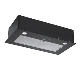 Hota total incorporabila Pyramis 72cm Full Black Glass