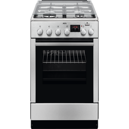 Aragaz mixt AEG CKB56401BX, PlusSteam, Inox, 50 cm