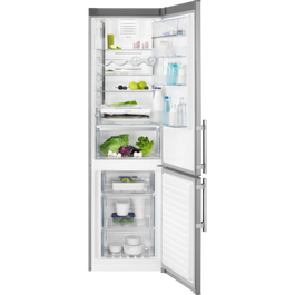 Combina frigorifica No Frost Electrolux EN3790MKX, 60 cm, afisaj LCD, inox