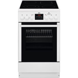 Aragaz electric AEG CCB56401BW, 50 cm, alb