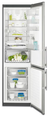 Combina frigorifica No Frost Electrolux EN3790MOX, inox, A++