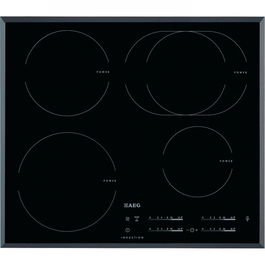 Plita incorporabila inductie AEG HK6542H1FB, 60 cm, Booster, conectivitate hota, control Slide