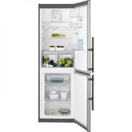 Combina frigorifica No Frost Electrolux EN3453MOX, 60 cm, inox, TwinTech®
