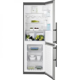 Combina frigorifica No Frost Electrolux EN3454MOX, 60 cm, inox, TwinTech®, afisaj LCD