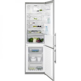 Combina frigorifica No Frost Electrolux EN3886MOX, 60 cm, inox, TwinTech®, afisaj LCD