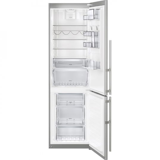 Combina frigorifica No Frost Electrolux EN3889MFX, 60 cm, inox, TwinTech®, afisaj LCD