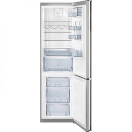 Combina frigorifica AEG S83920CMXF, 60 cm, inox, clasa A++, LCD, dezghetare automata, CustomFlex System, TwinTech™ NoFrost
