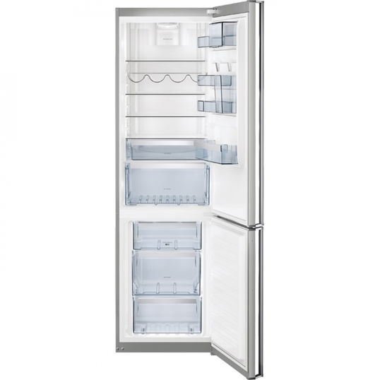 Combina frigorifica AEG S83920CMXF, 60 cm, inox, clasa A++, LCD, dezghetare automata, CustomFlex System, TwinTech™ NoFrost