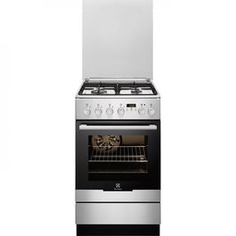Aragaz mixt Electrolux EKK54555OX, 50 cm, inox, gratare fonta