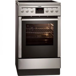 Aragaz electric cu plita inductie AEG 47995IQ-MN, 50 cm, inox
