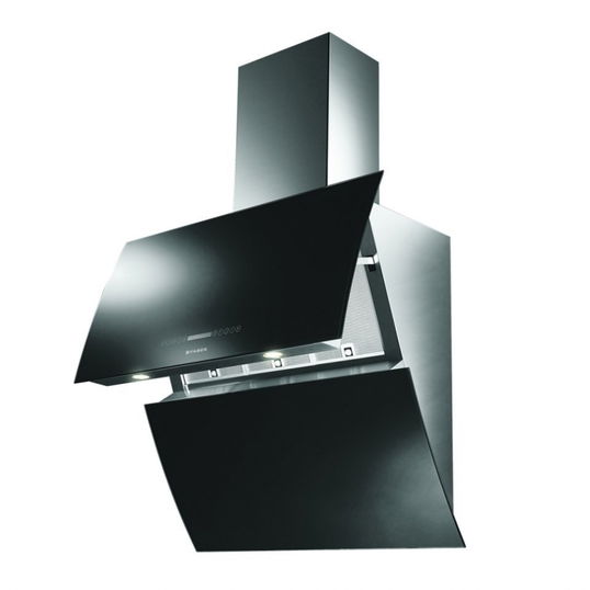 Hota de perete Faber MIRROR BRS BK X/V A80, sticla neagra