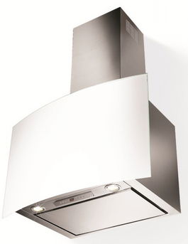 Hota de perete Faber SCREEN EG8 X/V W A75 ACTIVE, sticla alba
