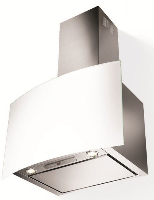 Hota de perete Faber SCREEN EG8 X/V W A75 ACTIVE, sticla alba