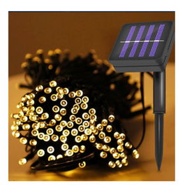 Instalatie LED Liniara 100 LED-uri 10M - cu panou solar