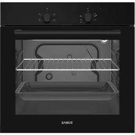 Cuptor Incorporabil Samus SC620G4B, 62 L, 4 Functii, Clasa energetica A, Grill, 2200 W, Negru