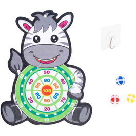 Joc Darts cu Scai Zebra - 3 Mingi Incluse Ikonka IK18315 B39018315