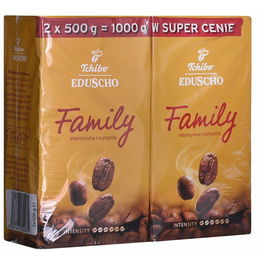 Cafea macinata Tchibo Family, intensitate 6, 2 x 500g
