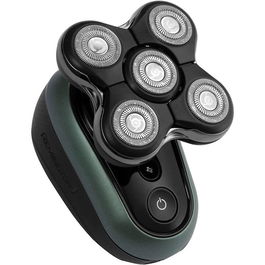 Aparat de ras pentru cap Remington Ultimate Series RX7 XR1600, 100% rezistent la apa, functie turbo, negru/verde