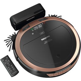 Robot de aspirare Miele Scout RX3 Home Vision, 30W, Sistem de navigare 3D, 71 dB, Recipient praf 0.4 l, Autonomie 120 min, Rose/ gold